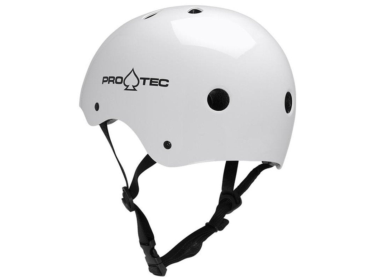 Pro-Tec Classic Certified Helmet Gloss White – 4Down Distribution Ltd