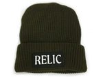 Relic Patch Beanie Army Green