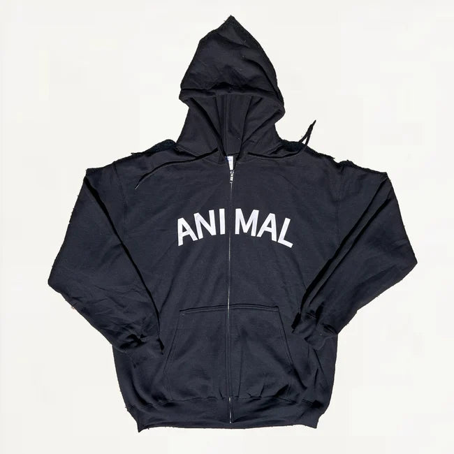 Animal Zip Up Hooded Sweat – 4Down Distribution Ltd