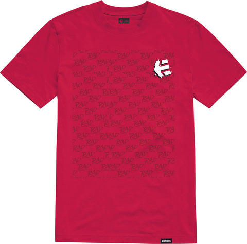 Etnies Rad Monogram T-Shirt Red