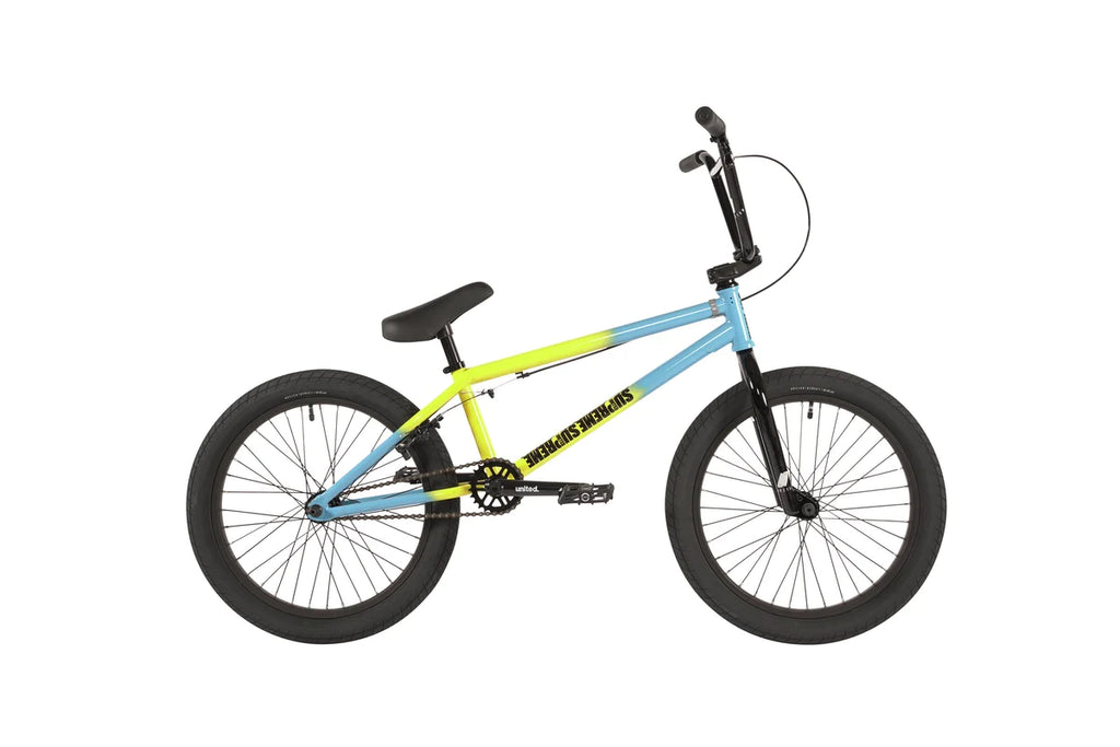 UNITED SUPREME 20.75" YELLOW/TURQUOISE FADE BMX NOW ONLY £259.99! 🔥
