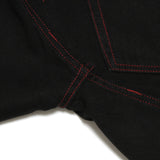 Doomed Heavies x Animal Jeans Black with Red Stitch