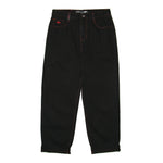 Doomed Heavies x Animal Jeans Black with Red Stitch