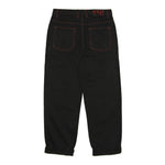 Doomed Heavies x Animal Jeans Black with Red Stitch