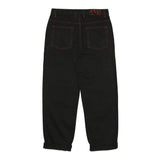 Doomed Heavies x Animal Jeans Black with Red Stitch