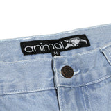 Heavies x Animal Jeans Light Blue with White Stitch