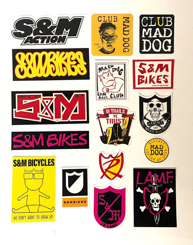 S&M 16 Pack Spring 2024 Stickers