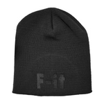 Fit 8" Uncuffed F-IT Beanie Black