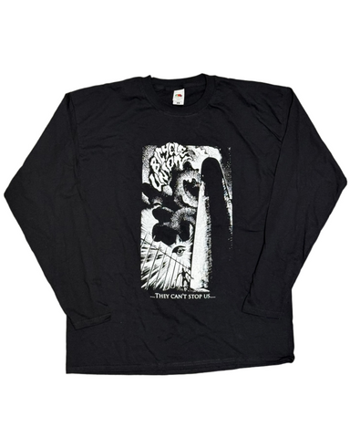 Union Stop US Longsleeve T-Shirt Black