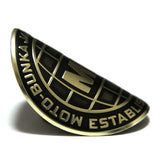 MOTO-BUNKA Globe Head Tube Badge