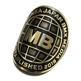 MOTO-BUNKA Globe Head Tube Badge