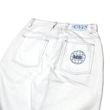 Heavies X Moto-Bunka Jeans White