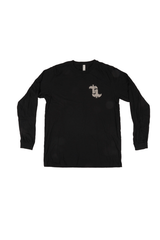 T1 All is One Long Sleeve T-Shirt Black/Discharge