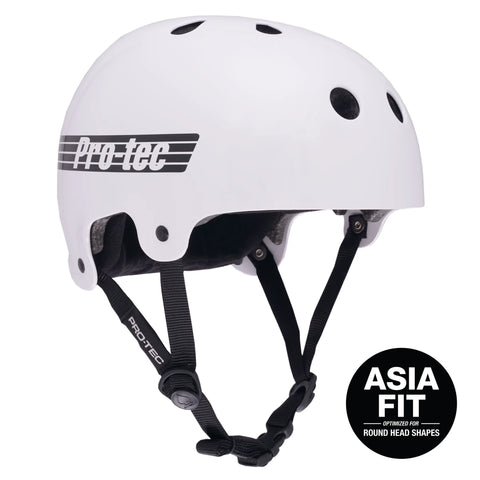 Pro-Tec Old School Low Pro Certified Helmet Gloss White