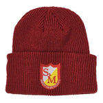 S&M Ribbed Cuffed Beanie Red