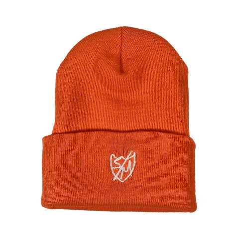 S&M Sharpie Shield Cuffed Beanie Orange