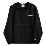 United Embroidered Coastin Packable Jacket Black