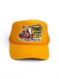 S&M Pondfest Tall Trucker Hat Gold