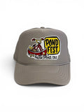 S&M Pondfest Tall Trucker Hat Grey