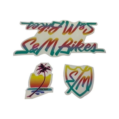 S&M Hucker Tropical Frame Stickers