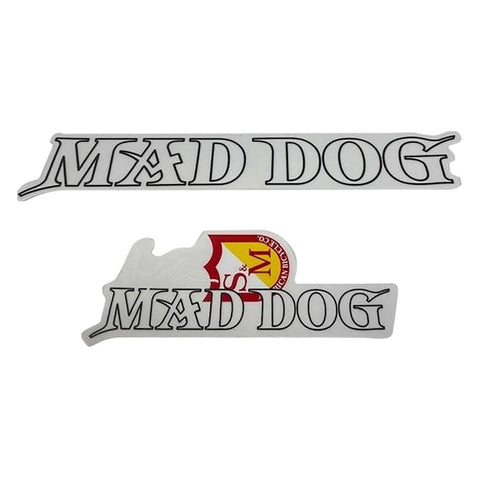 S&M Mad Dog Frame Stickers Black