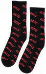 Relic Stoned All Over Sock Red