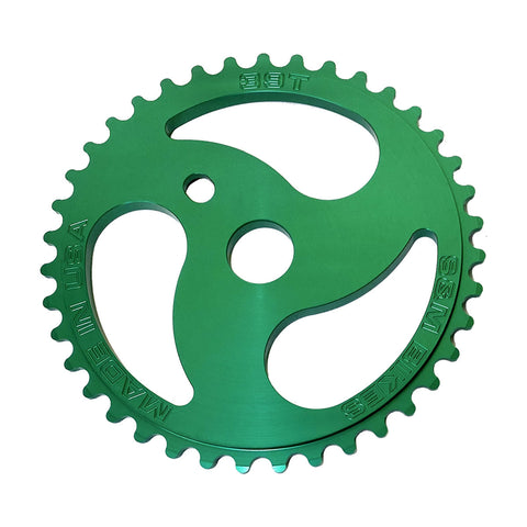 S&M Chain Saw Sprocket Leafy Green