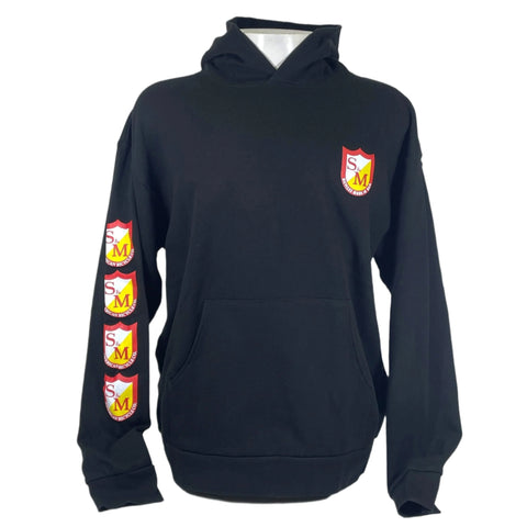 S&M Five Shield Midweight Hoodie Black