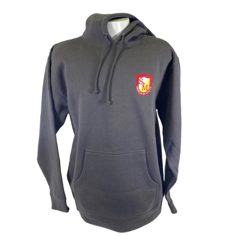 S&M Pocket Shield Heavyweight Hoodie Grey