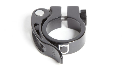 S&M Quick Release Seat Clamp 28.6mm for 25.4mm Seatpost Black