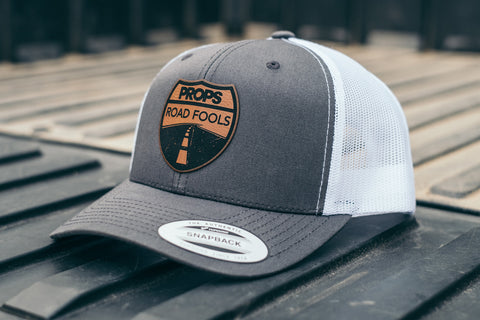 Props Road Fools Patch Trucker Hat Charcoal/White
