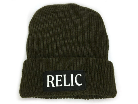 Relic Patch Beanie Army Green