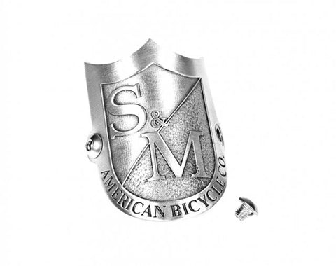 S&M Shield Head Tube Badge