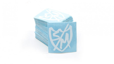 S&M Die Cut Sharpie Shield Stickers 1.5" (100 Pack)