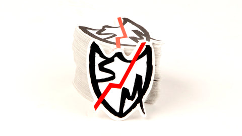 S&M DTF Peak Shield Stickers (10 Pack)