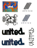 United Coastin Sticker Sheet 6" x 8"