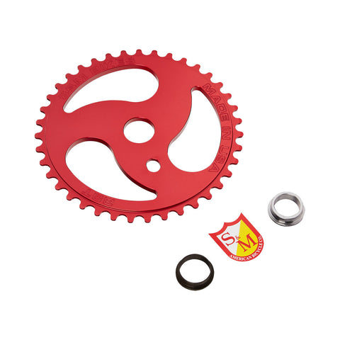 S&M Chain Saw Sprocket Red