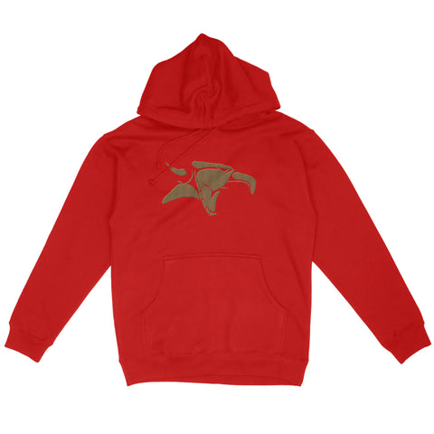 Animal Griffin Hoodie Red