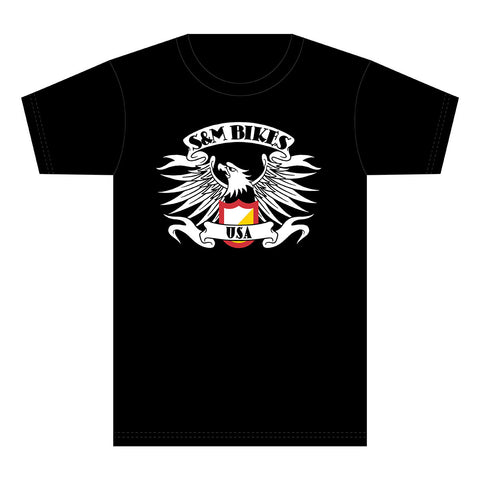 S&M Eagle T-Shirt Black