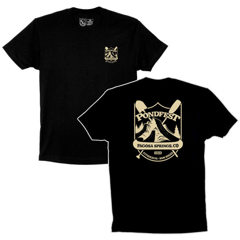 Pondfest Shield T-Shirt Black